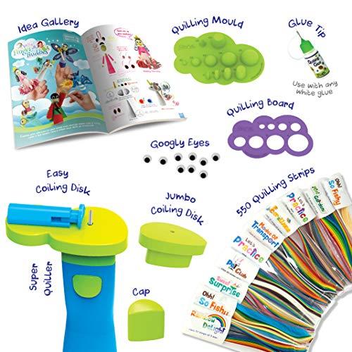 Quill On Quill On World of Paper Quilling with Electric Quilling Tool | Paper Quilling Kit | Crafts for Girls Ages 8-12 | Craft Kit | 8 Year Old Girl Birthday Gift