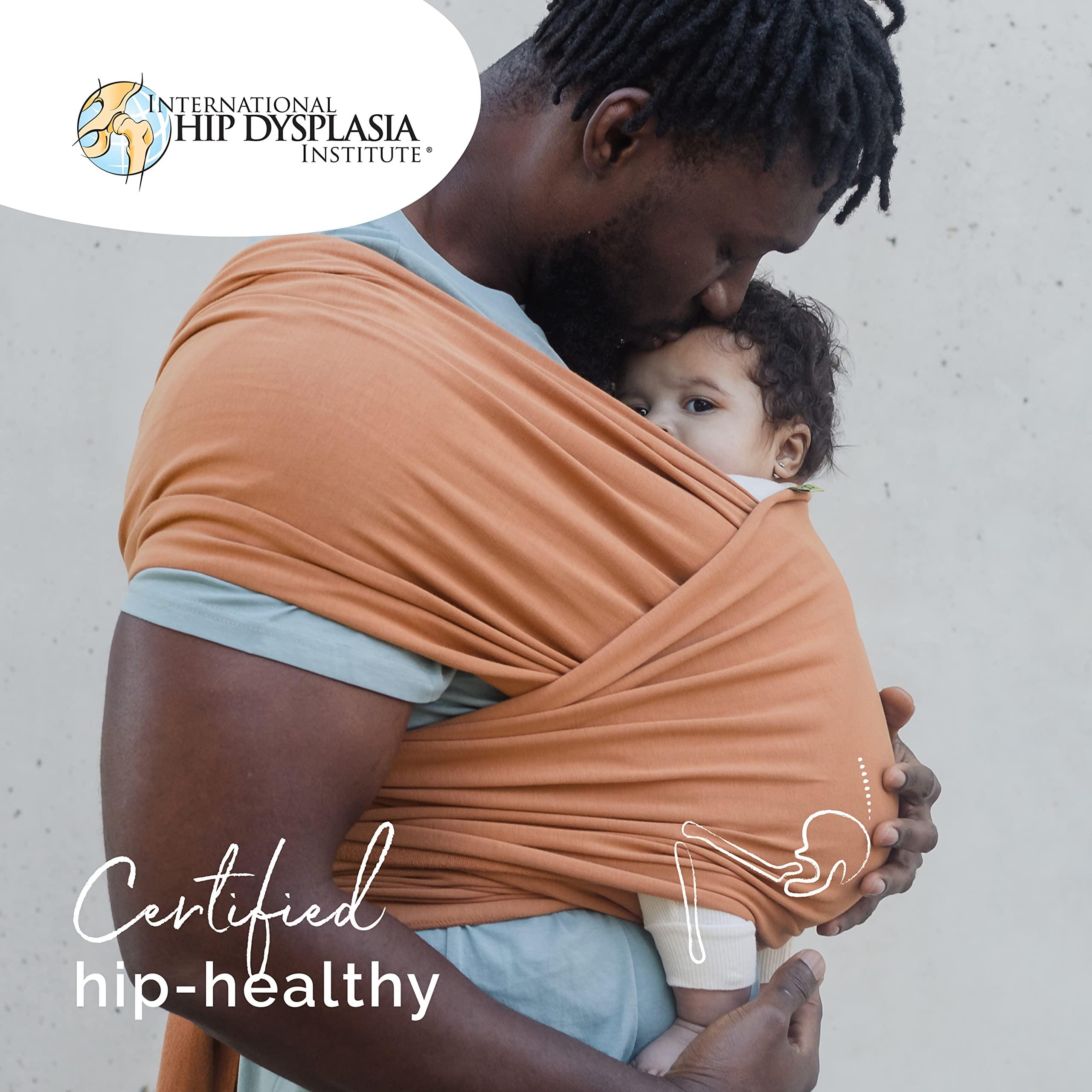 Boba Boba Baby Wrap Carrier Original Baby Sling Carrier for Newborns (735 lbs), Soft, Secure, Hands-Free & Ergonomic, Ideal for Comfortable Bonding, New Parents (Organic Fox)