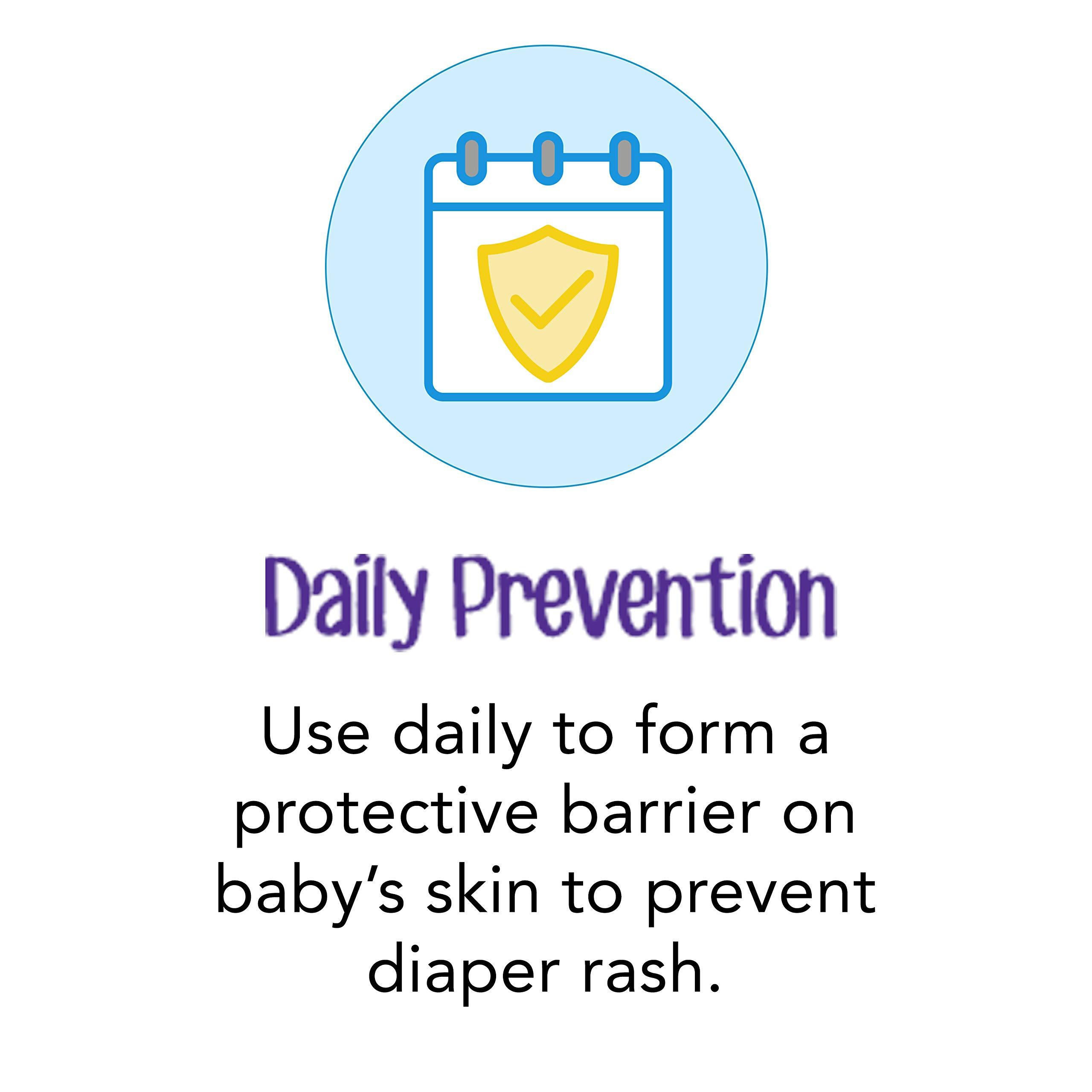 Desitin Desitin Daily Defense Baby Diaper Rash Cream with Zinc Oxide to Treat, Relieve & Prevent diaper rash, Hypoallergenic, Dye-, Phthalate- & Paraben-Free, 16 oz