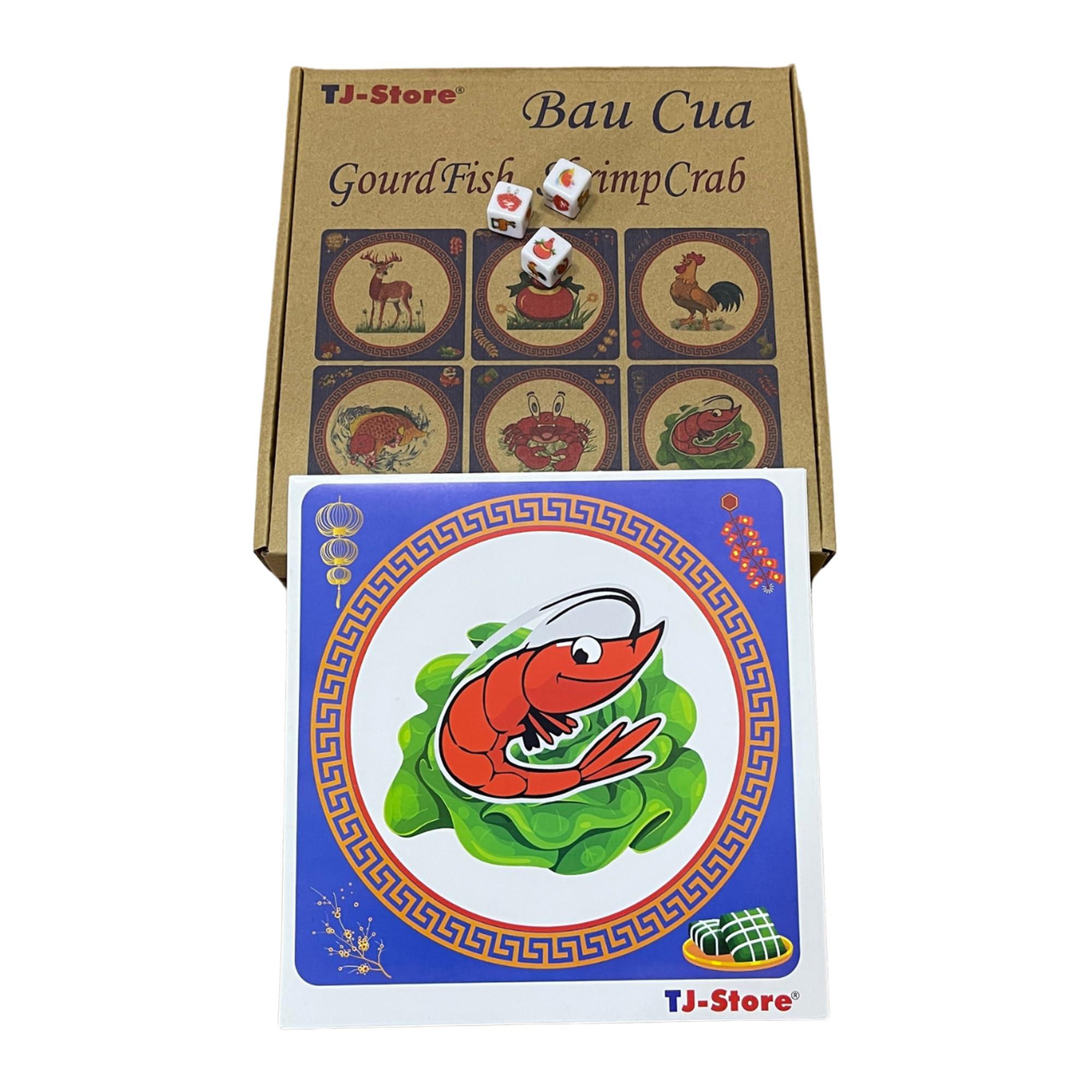 TJ-Store TJ-Store BAU Cua Ca Cop Game Vietnam New Version, TRO Choi dan gian Vietnam. Gift for Vietnamese Friend. Klah Klok Game