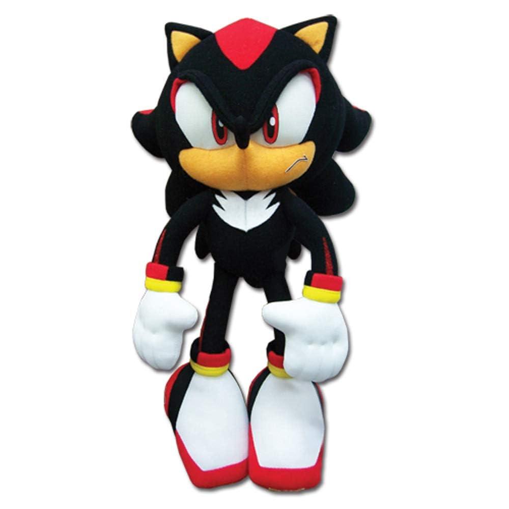 Great Eastern Entertainment Sonic The Hedgehog New_8967 Great Eastern GE-8967 - Shadow Plush, 12", Multicolor
