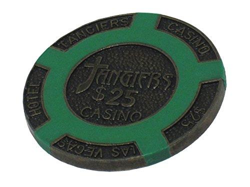 Vegas Gaming Supplies Poker Chips - (25) $25 Tangiers 16 Gram Brass Insert