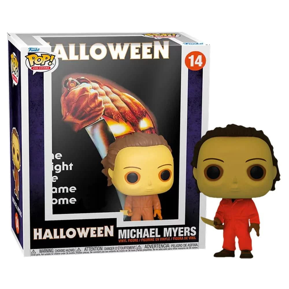 Funko Exclusive Funko POP! DVD Cover: Halloween Michael Myers Glows in The Dark Vinyl Figure, Multicolor