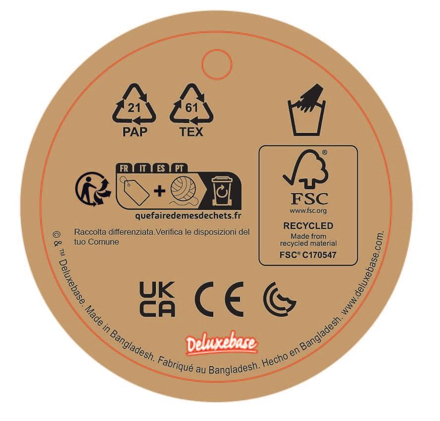 EcoBuddiez EcoBuddiez - Ring Tailed Lemur from Deluxebase. 12 Inch Ring Tailed Lemur Plush Toy. Eco Friendly Child Safe Lemur Stuffed Animal made from Recycled Plastic Bottles.