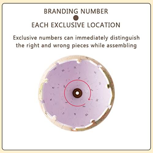 Generic Interactable Globe Puzzle 3D Jigsaw Puzzles 500 Pieces 3D Puzzles for Kids 3D Puzzle DIY Educational Learning Toys Bookshelf Insert Decor Innovative