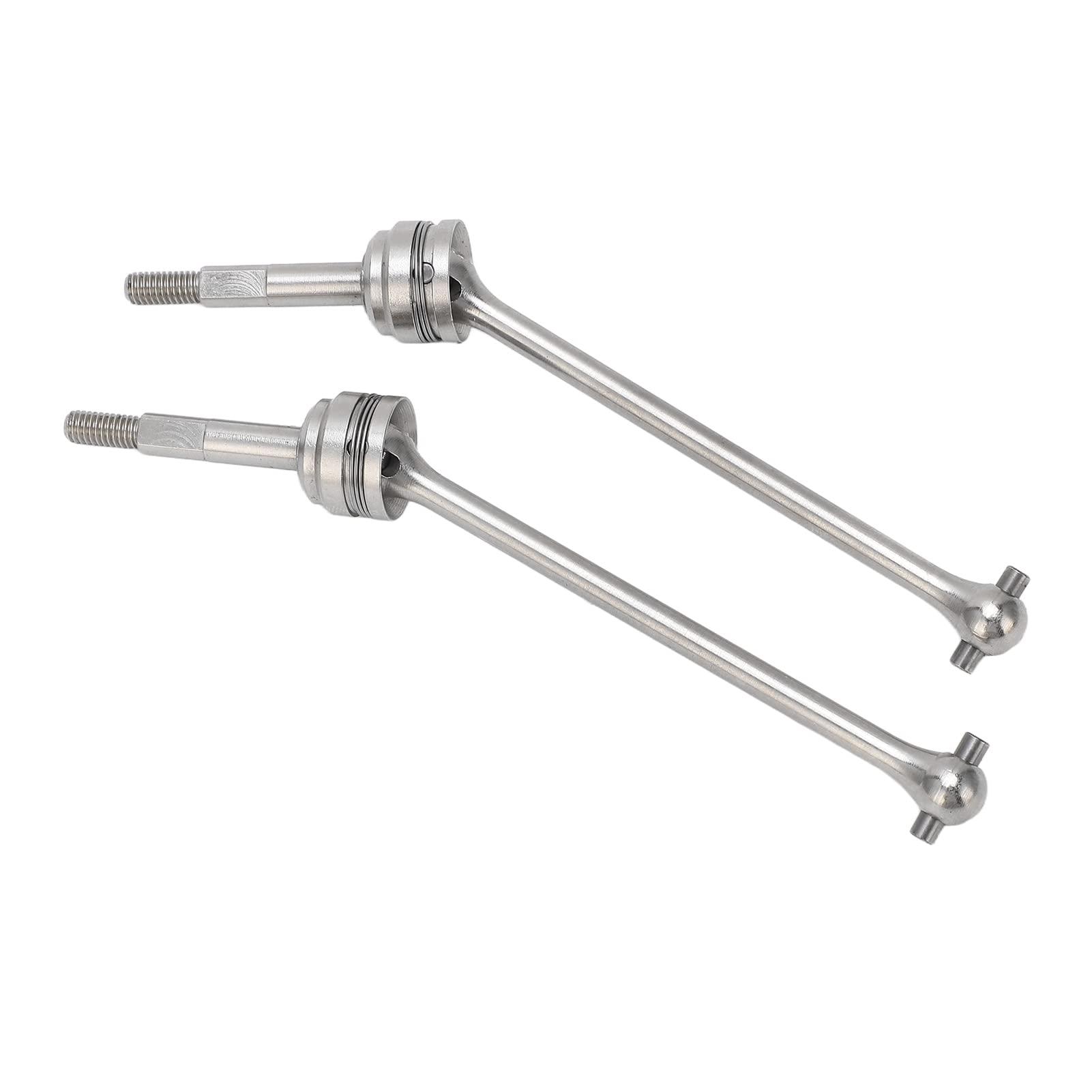 OUKENS OUKENS Rear CVD Driveshaft, Steel Aluminum Alloy Transmission Axle Joint Replacement RC Rear Drive Shafts Spare Parts for 1/10 RC Car RC Trucks RC Car Model