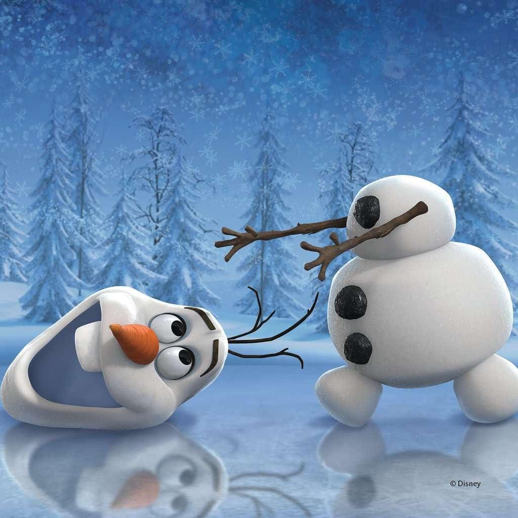 Ravensburger Ravensburger Disney Frozen Winter Adventures Puzzle Set - 3 x 49-Piece Jigsaw Puzzles for Kids | Unique Piece Design | Enhances Concentration & Creativity | FSC-Certified Materials