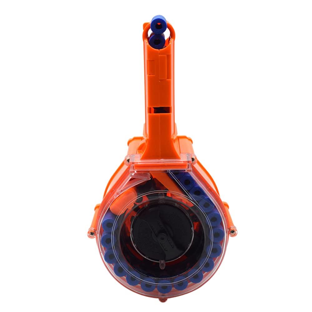 Twiddler Toys 25 Round Drum Magazine for Nerf N-Strike Elite Series with 30 Refill Darts