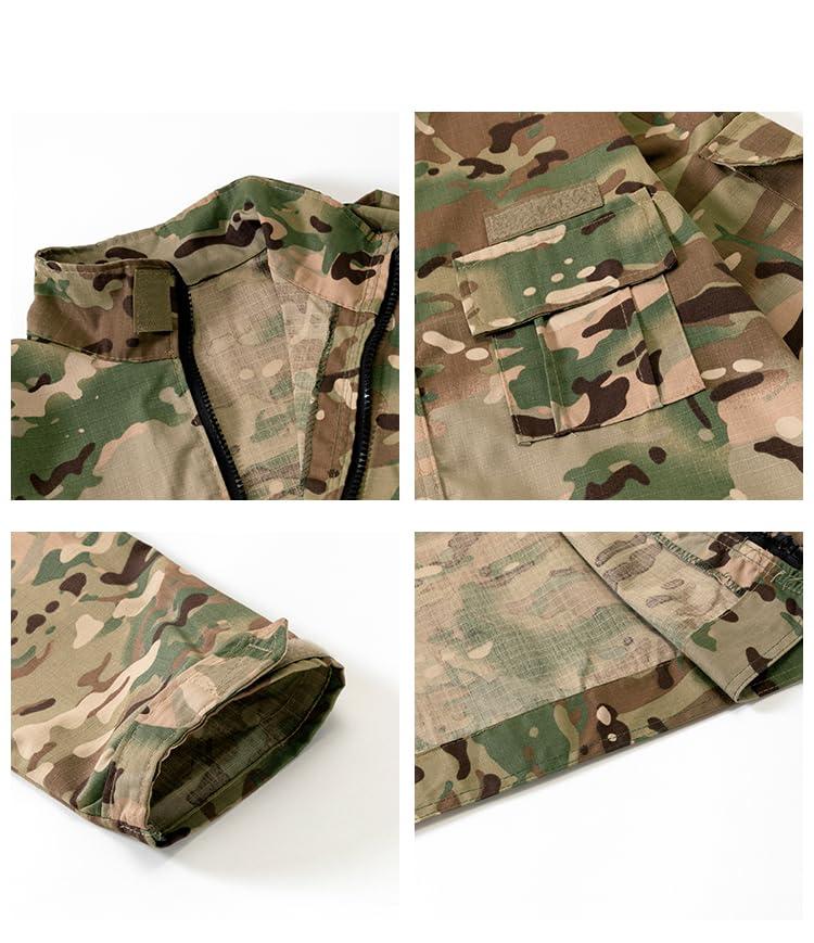 Klocerg Klocerg Children\'s Army Special Forces Clothing Children\'s Camouflage Single Soldier Clothing Helmet Backpack Soldier Boy (12-13/150)