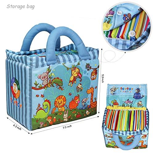 teytoy TEYTOY Baby Toy Zoo Series 26pcs Soft Alphabet Cards with Cloth Bag for Over 0 Years