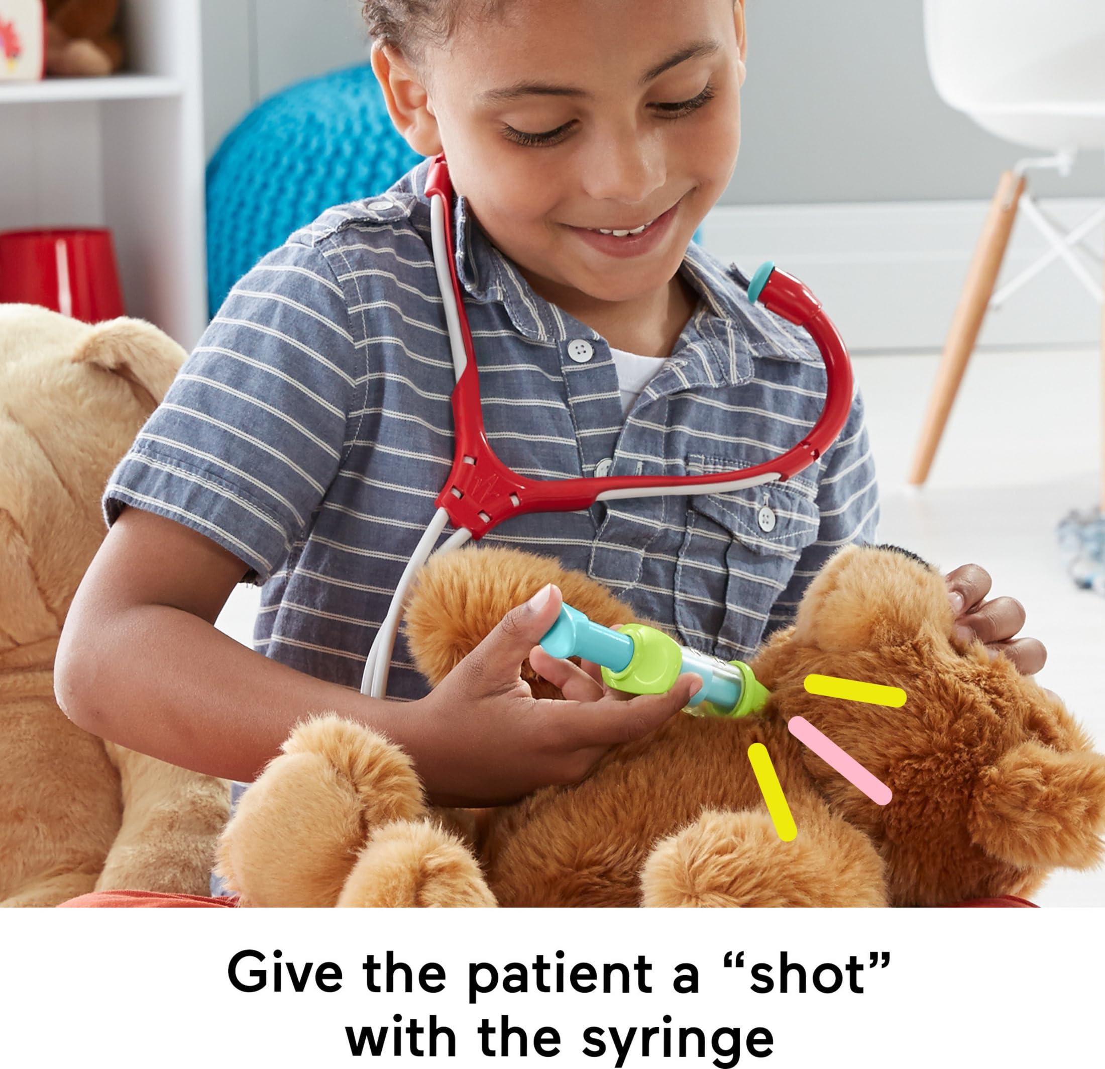 Fisher-Price Fisher-Price Preschool Pretend Play Medical Kit 7-Piece Doctor Bag Dress Up Toys for Kids Ages 3+ Years