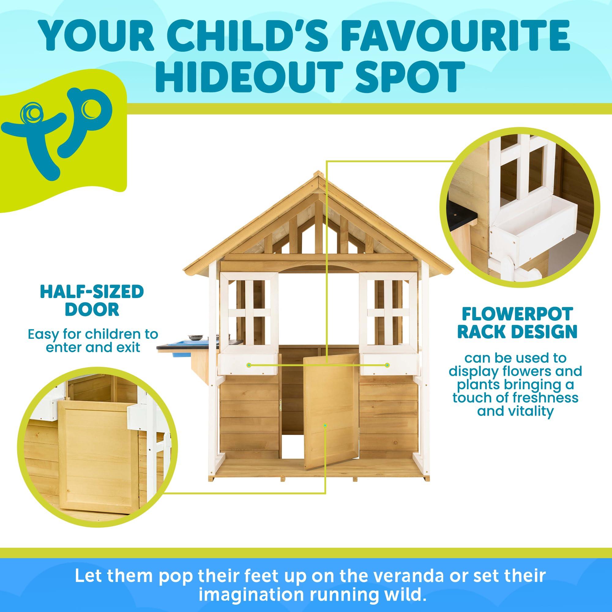 TP TP Toys Large Bakewell Wood Playhouse