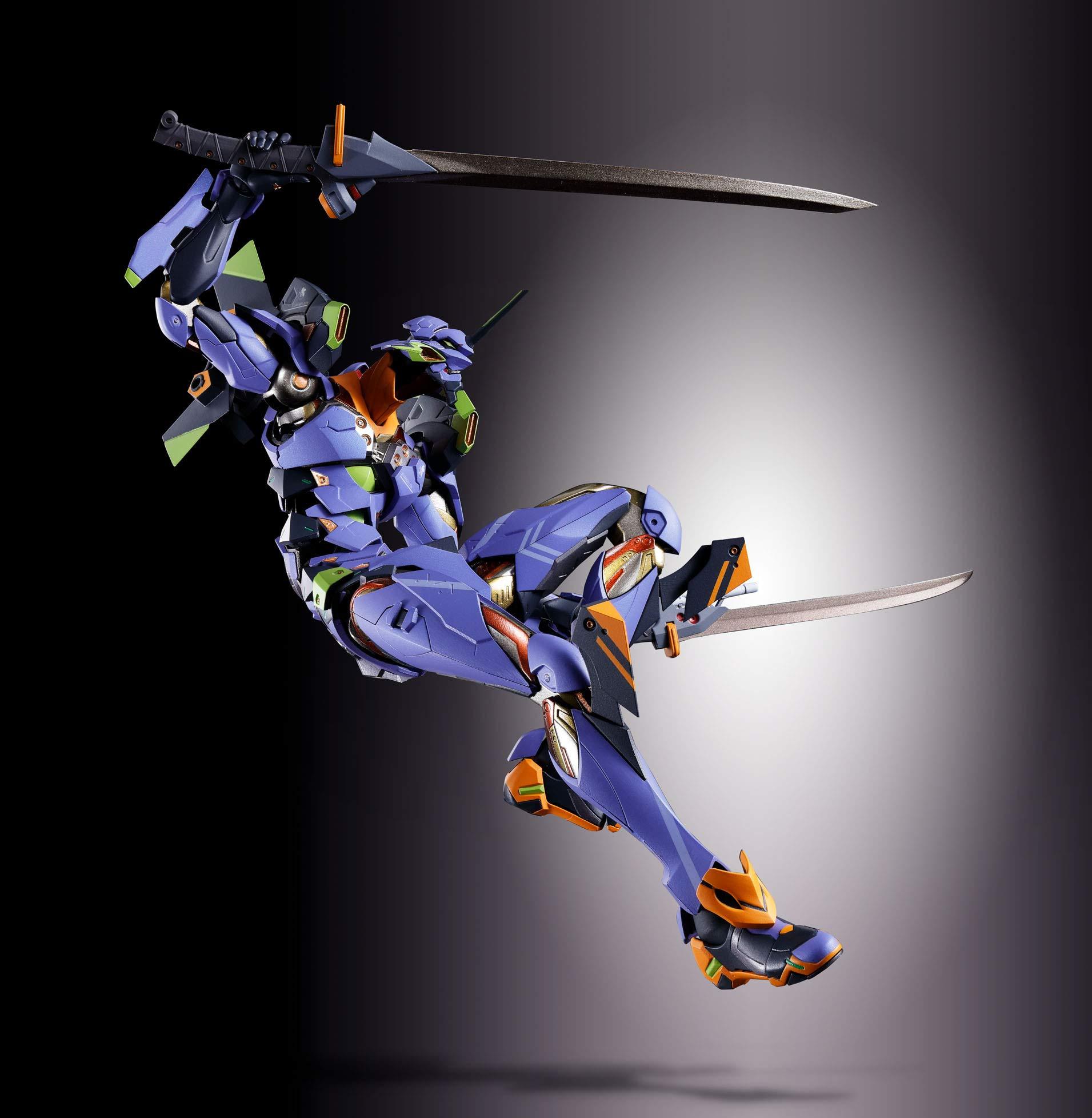 TAMASHII NATIONS TAMASHII NATIONS Bandai Metal Build Eva-01 Test Type Neon Genesis Evangelion Action Figure