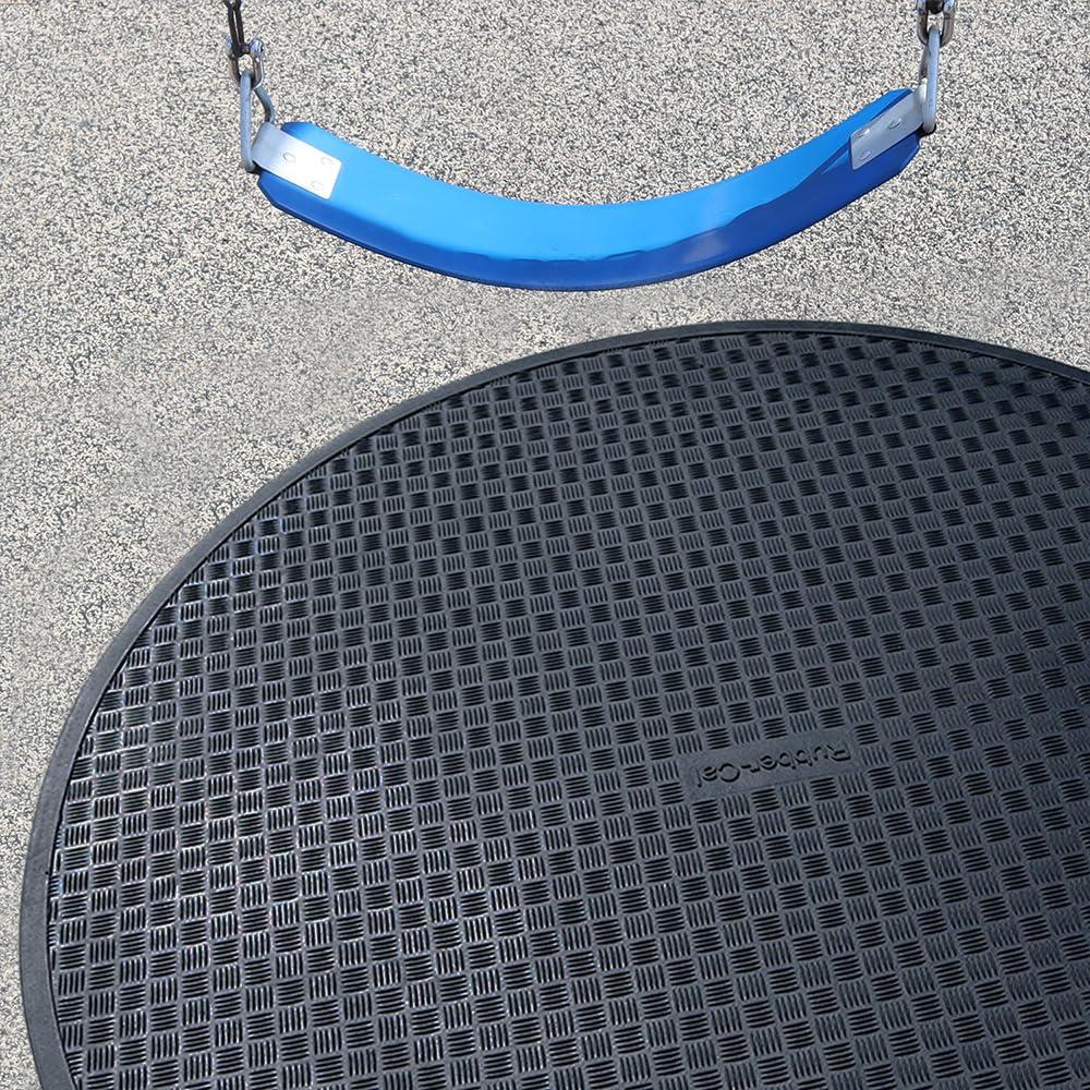 Rubber-Cal Rubber-Cal Circular Rubber Swing Set Mat - 54 Diameter