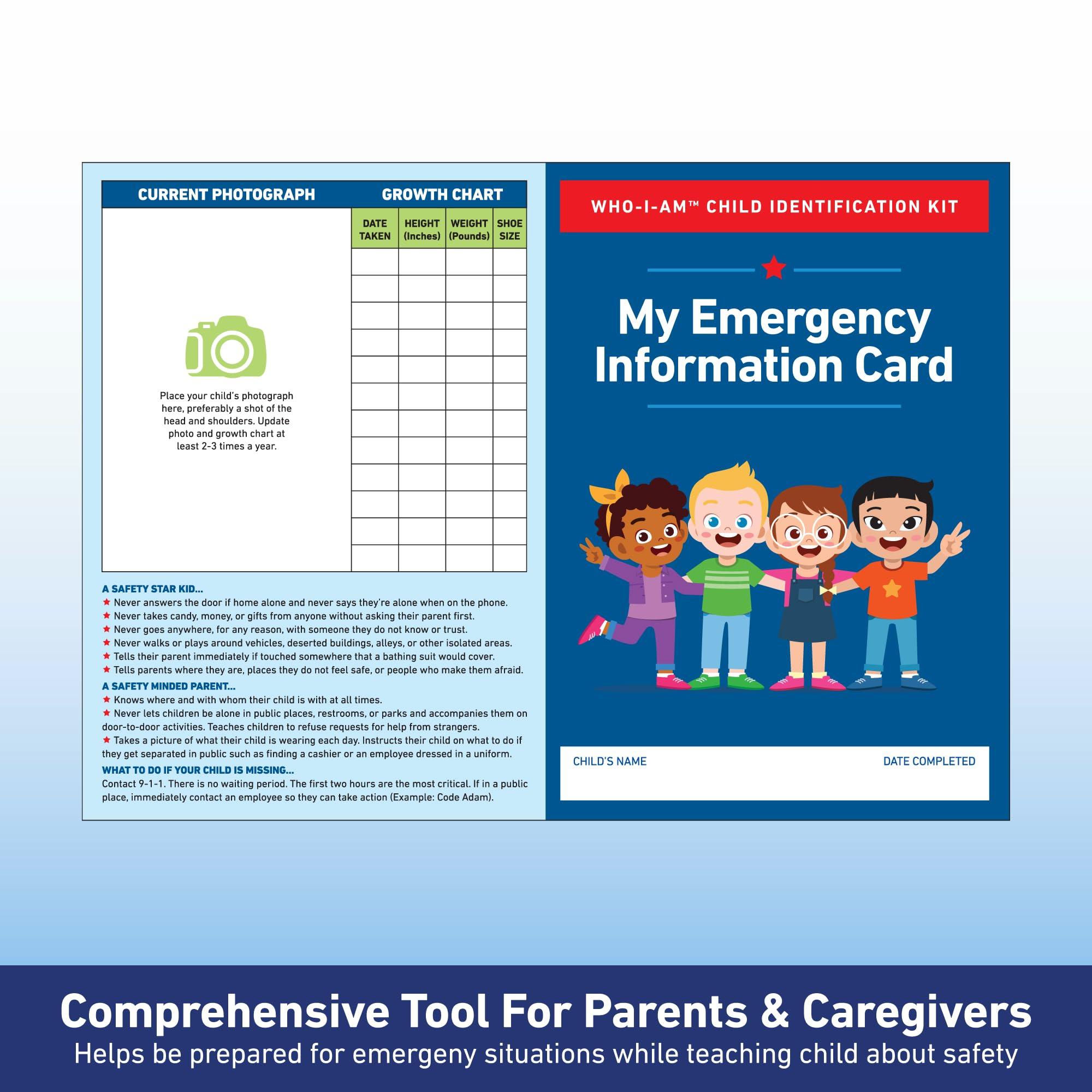 KidStar Safety KidStar Safety Who-I-Am Child ID Kits with Fingerprint & DNA Samples (5 Pack)