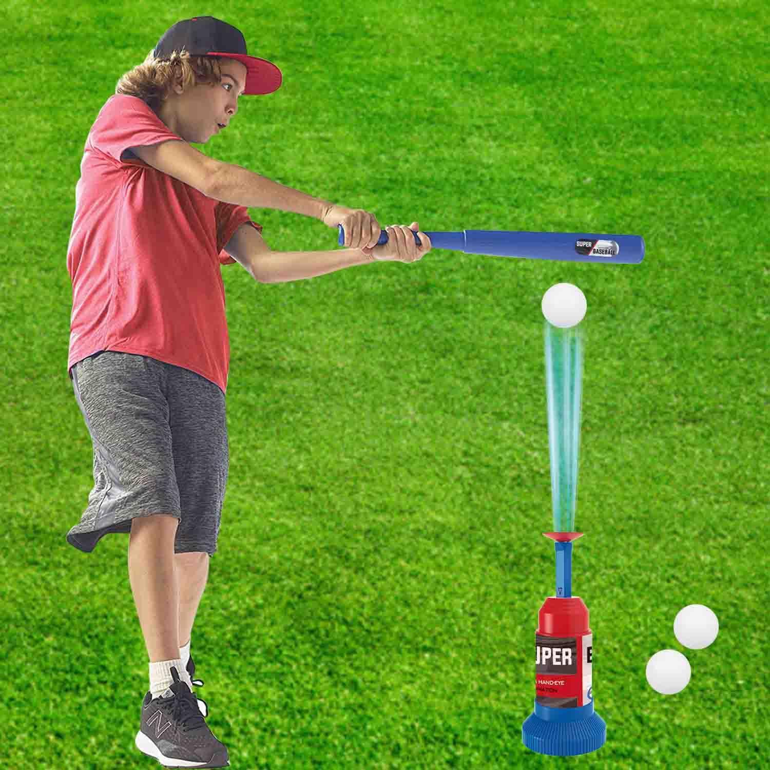 Baoswi Baoswi Toddlers Baseball Tball Set Toy Adjustable Bat Outdoor Play Sport Toy for Boys Girls Kids Baseball tee Outdoor Toys Boys