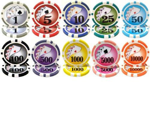 Poker Supplies 50 Yin Yang 13.5gm Clay Poker Chips - Choose!