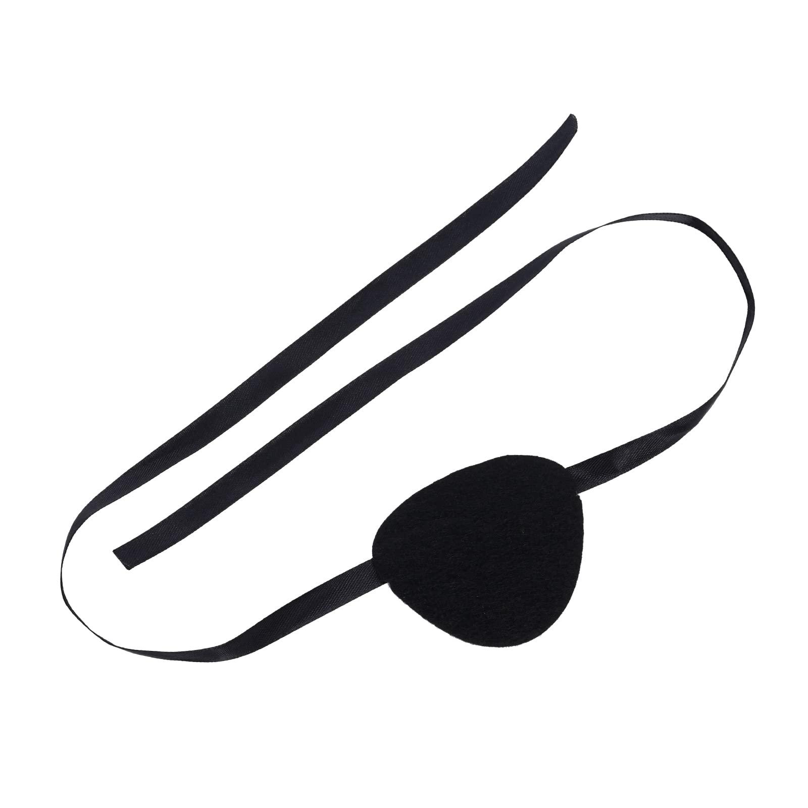 Dxhycc Dxhycc 5 Pieces Pirate Costume Accessories Pirate Skull Headband Pirate Eye Patch Sash Captain Hook Skirt for Halloween, Dress Up Parties