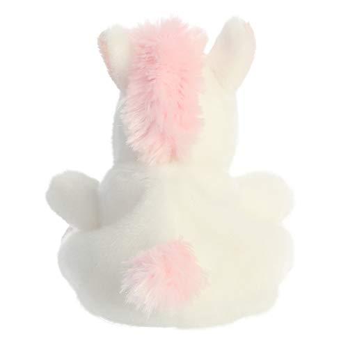Aurora World Aurora Adorable Palm Pals Sassy Unicorn Stuffed Animal - Pocket-Sized Play - Collectable Fun - White 5 Inches
