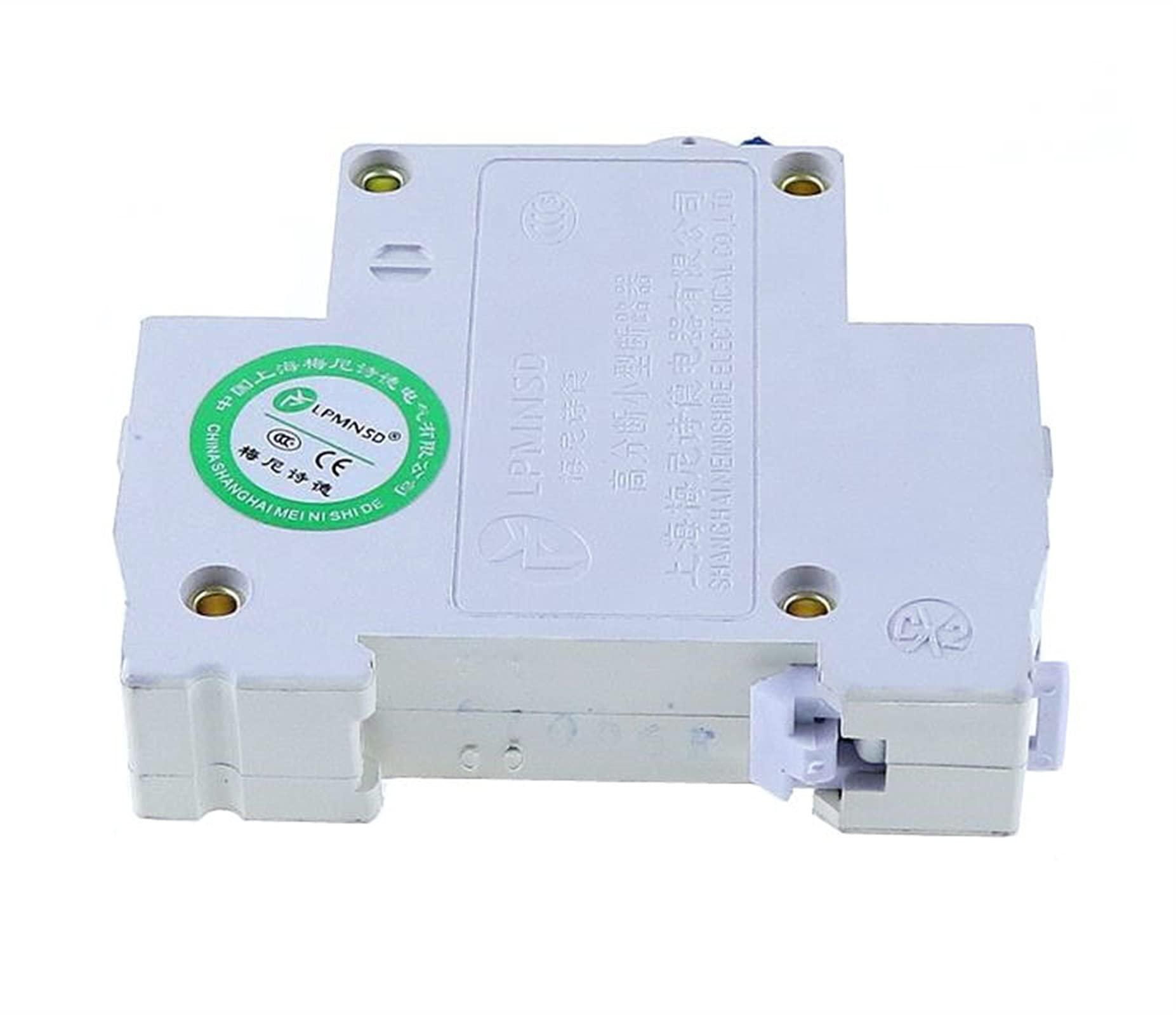 NIXCON DC 1P 6A 10A 16A 20A 25A 32A 40A 50A 63A Direct250V Photovoltaic Solar DC Circuit Breaker air Switch 1 Poles C45 (Size : DC 40A)