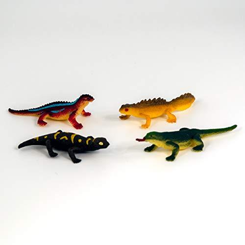 Cubitube Cubitube - Shark from Deluxebase. 11 Piece Small Shark Figurines and Play Accessories Collection. Reusable Plastic Storage Tube of Ocean Mini replicas.