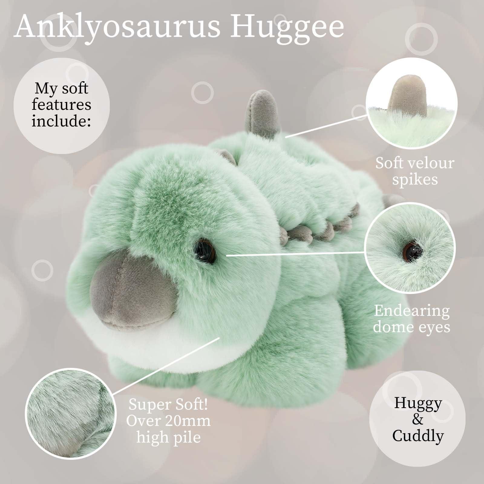 World\'s Softest World\'s Softest Small Baby Ankylosaurus Stuffed Animal for Baby, Toddler, Kids- Dinosaur Toy- Soft, Huggable Stuffed Ankylosaurus- Adorable Toy Made from Kid-Friendly, Quality Materials