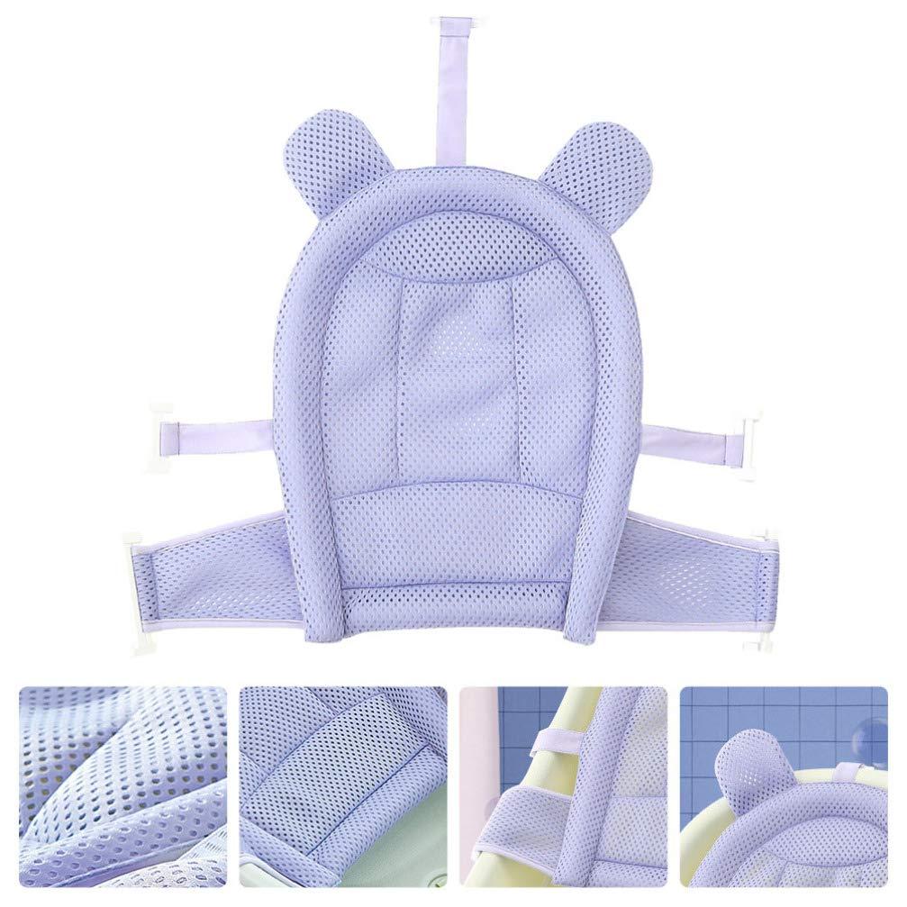 Healifty Baby Shower Net Bag Baby Bathtub Sit up Net Newborn Shower Sling Bath Seat Bathtub Tub Seat New Baby Shower Mesh Bathtub for Baby Car Pp Bath Tub Toddler
