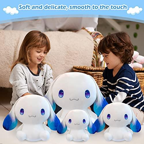 OULV OULV Cute Plushies Dog Stuffed Animals Big Ear White Dog Plush Toy Hugging Dog Plush Animal Soft Gift Accompany Boy Girls Kids Birthdays Christmas Plush Toy Body Pillow (15.7inch)