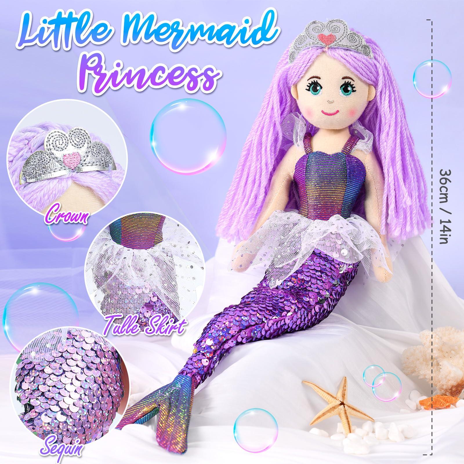 Golray Golray Frozen Gift & Mermaid Gifts for Girls Kids, Toys Christmas Birthday Gift for Little Girls Toddlers Age 3 4 5 6 7 8 9 Year Old