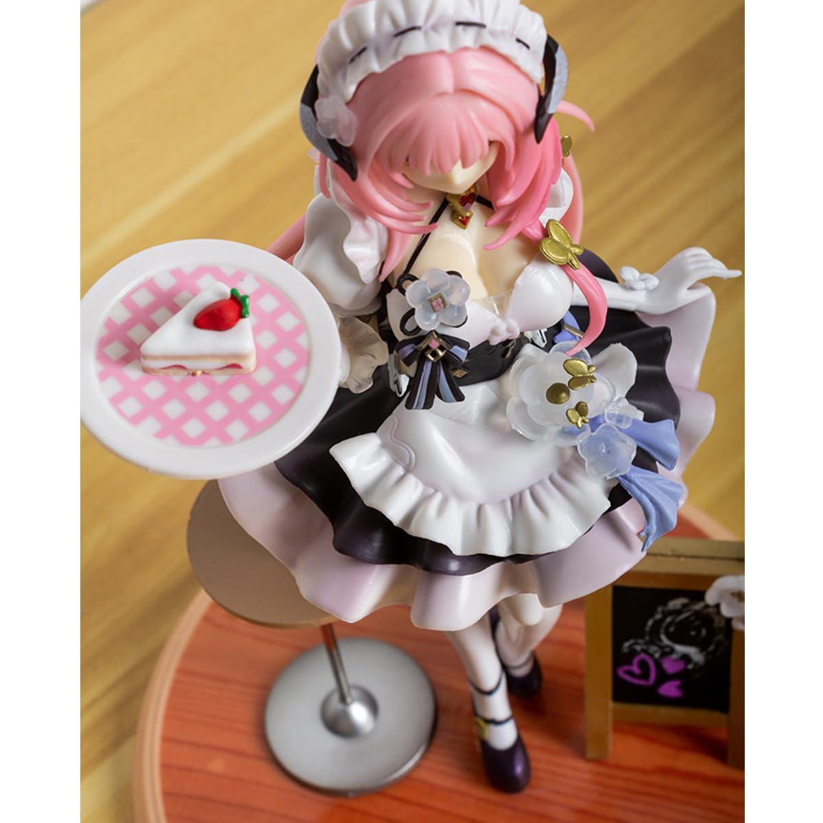 RZAHUAHU RZAHUAHU H-I 3rd Elysia Figure Maid\'s Outfit 1/7 PVC Anime Figurines 9.4\" Action Play Model
