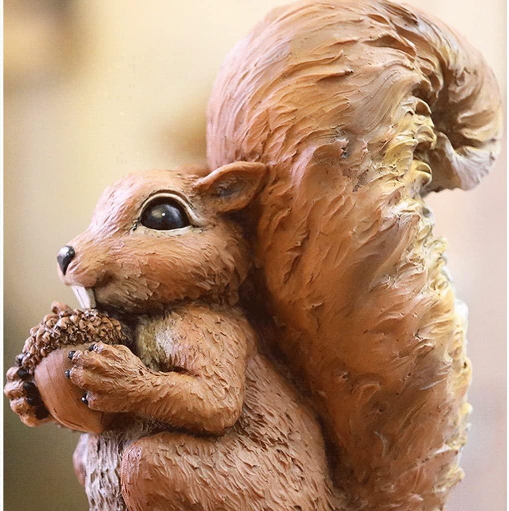 Junorstar Junorstar Piggy Bank Children\'s Toy Money Box Cute Cute Squirrel Piggy Bank Resin Animal Coin Box Cute Squirrel Shape Savings Money Bank Brown Piggy Bank Gifts for Adults Or Kids Money Box Piggy Bank