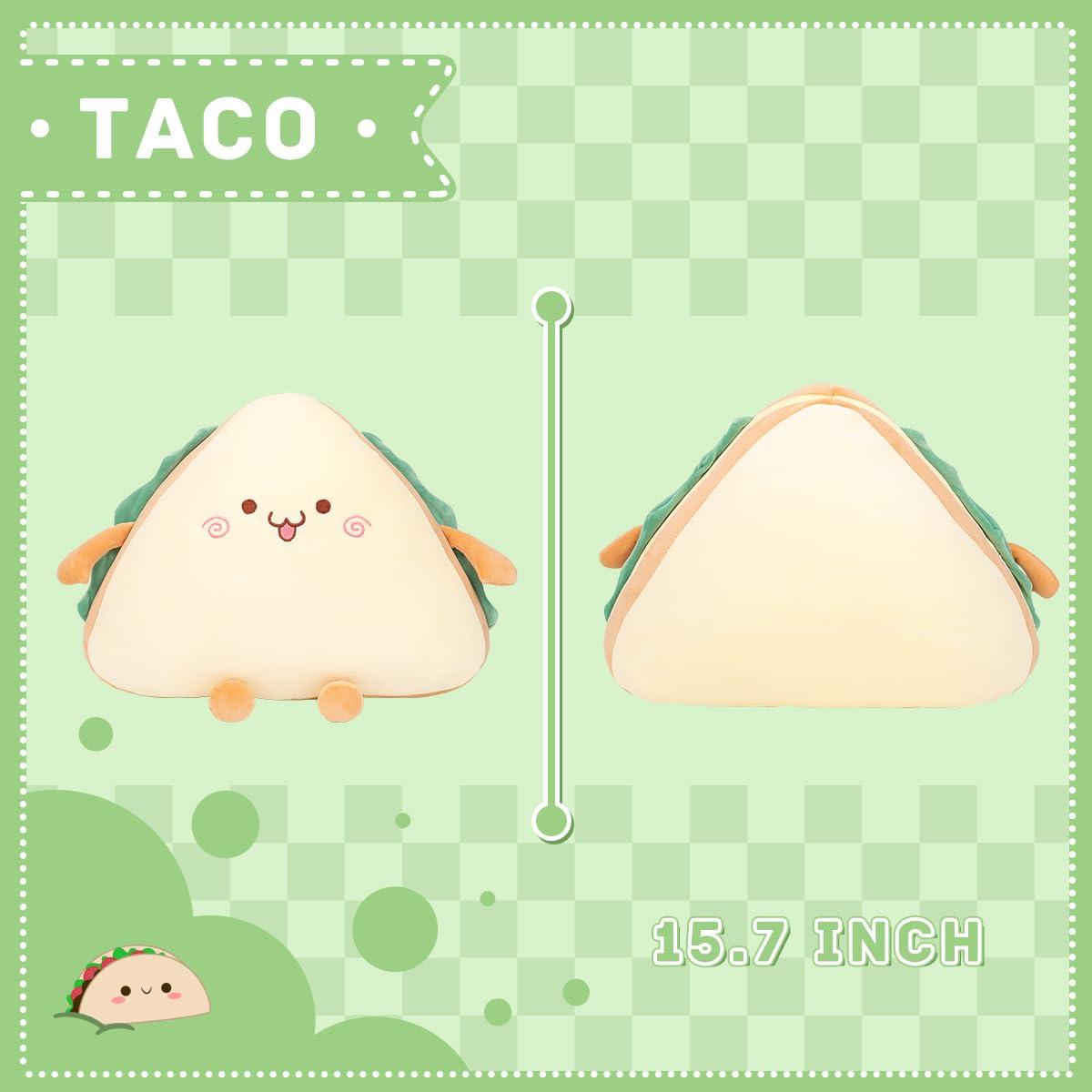 MELECERi MELECERi Sandwich Plush Pillow, Stuffed Food Plushies, 15.7 Inches Cute Sandwich Toy