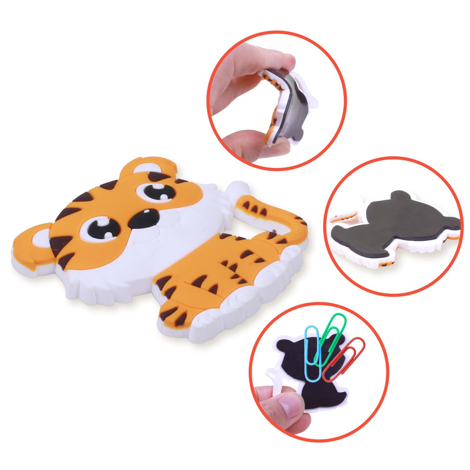 SUPINEEDO SUPINEEDO Fridge Magnets for Kids -16 Cute Farm Animal Magnets - Safe Toddler Magnets for Refrigerator - Fridge Magnets for Toddlers 1-3 - Kids Magnet for Fridge - Cartoon Educational Baby Magnets Toy