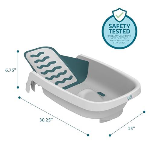 The First Years The First Years 4-in-1 Reclining Baby Bathtub - Adjustable Recline for Custom Comfort for Newborn to Toddler - All-in-1 Baby Bath Seat Adjusts as Baby Grows - Ages 0 to 24 Months