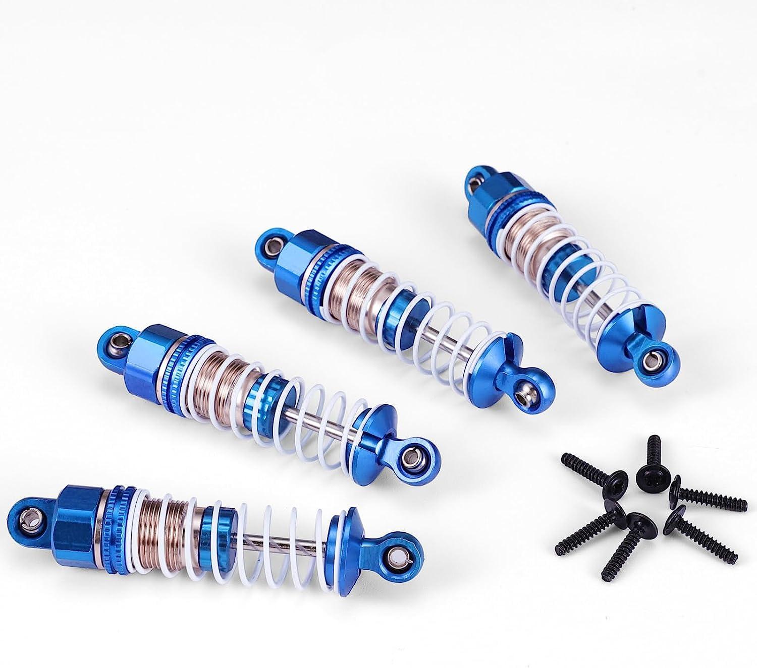 HAIBOXING HAIBOXING 1/18 Full Aluminum Oil Filled Shocks 4pcs, All Metal Absorber Damper RC Upgrad Parts for HBX 18858 18868 18859E 18859A(18HOP1)