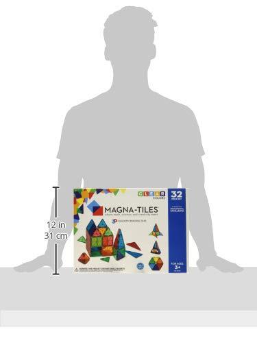 Magna Tiles MAGNA-TILES Classic 32-Piece Magnetic Construction Set, The ORIGINAL Magnetic Building Brand