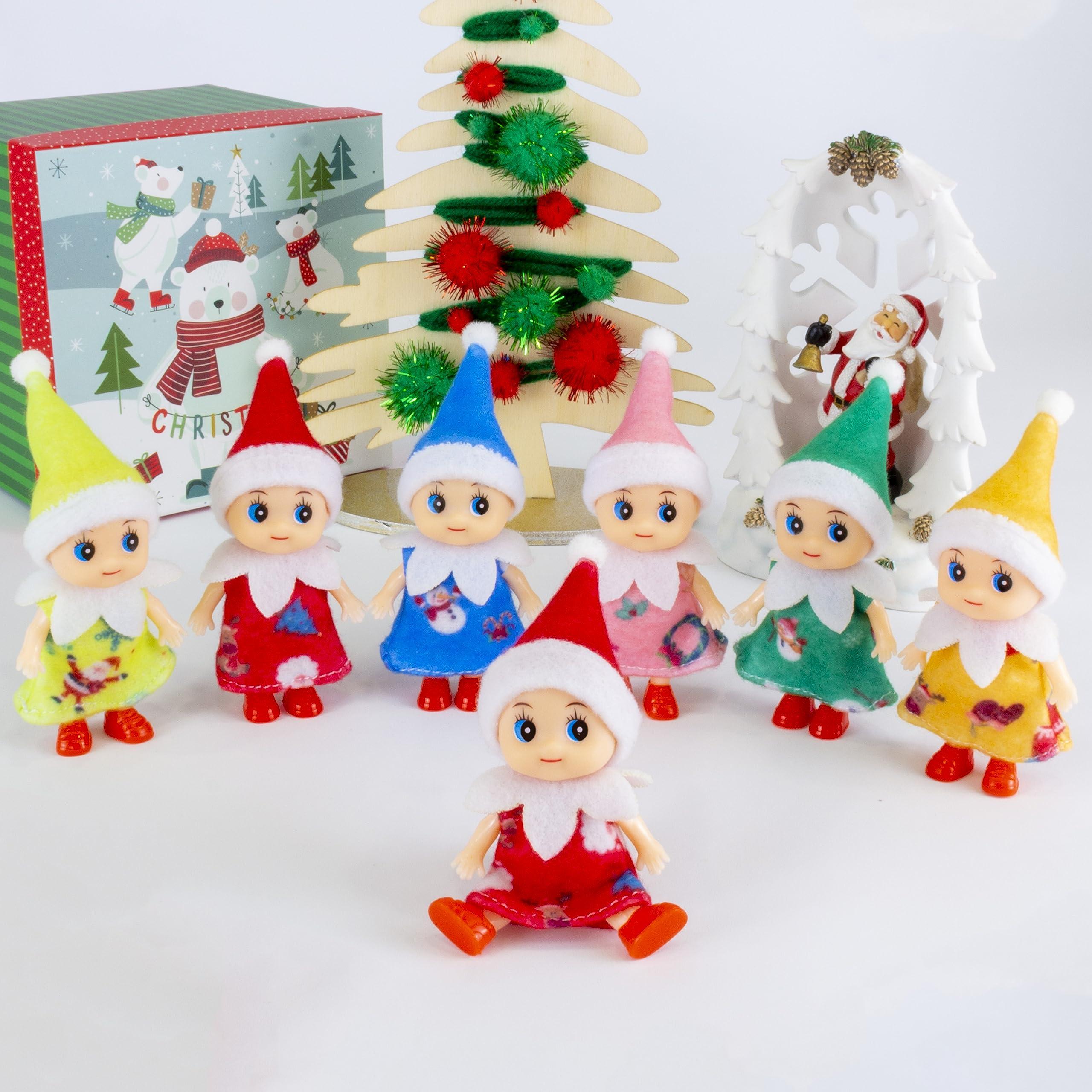 LitoMagic LitoMagic Tiny Baby Elf Doll in Red Dress