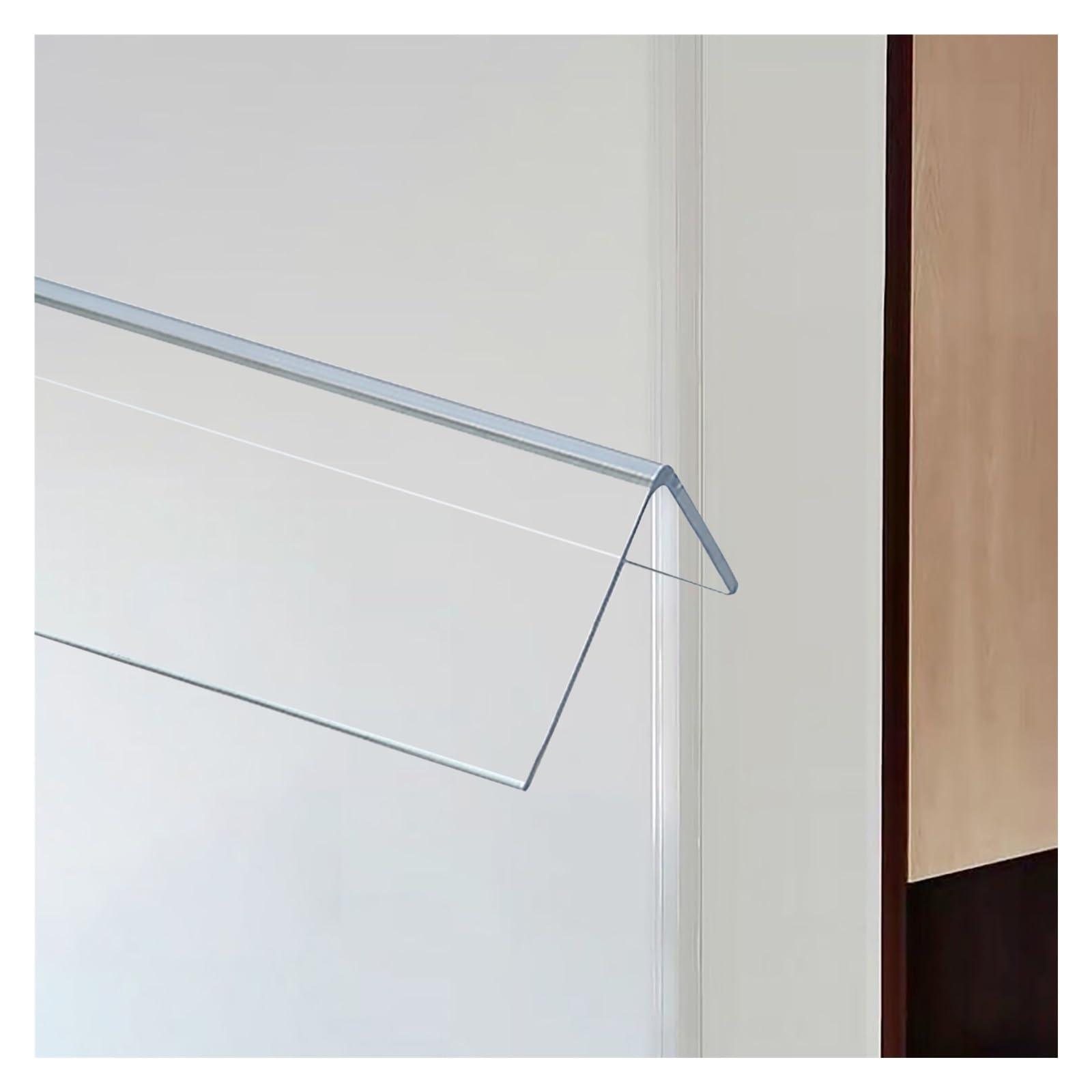 YVML Self Stick Corner Guards Trim for Wall Furniture, High Transparency Corner Shield 3cm/1.2in Wide, Corner Edging Trim Strips for Living Room Bedroom Bathroom Doorway Decor (Size : 120cm/47in*3cm/1.2in
