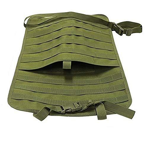 HWZ HWZ Car Seat Back Organizer, Tactical MOLLE Vehicle Panel Car Seat Cover Protector Universal Fit (Black) (Green)
