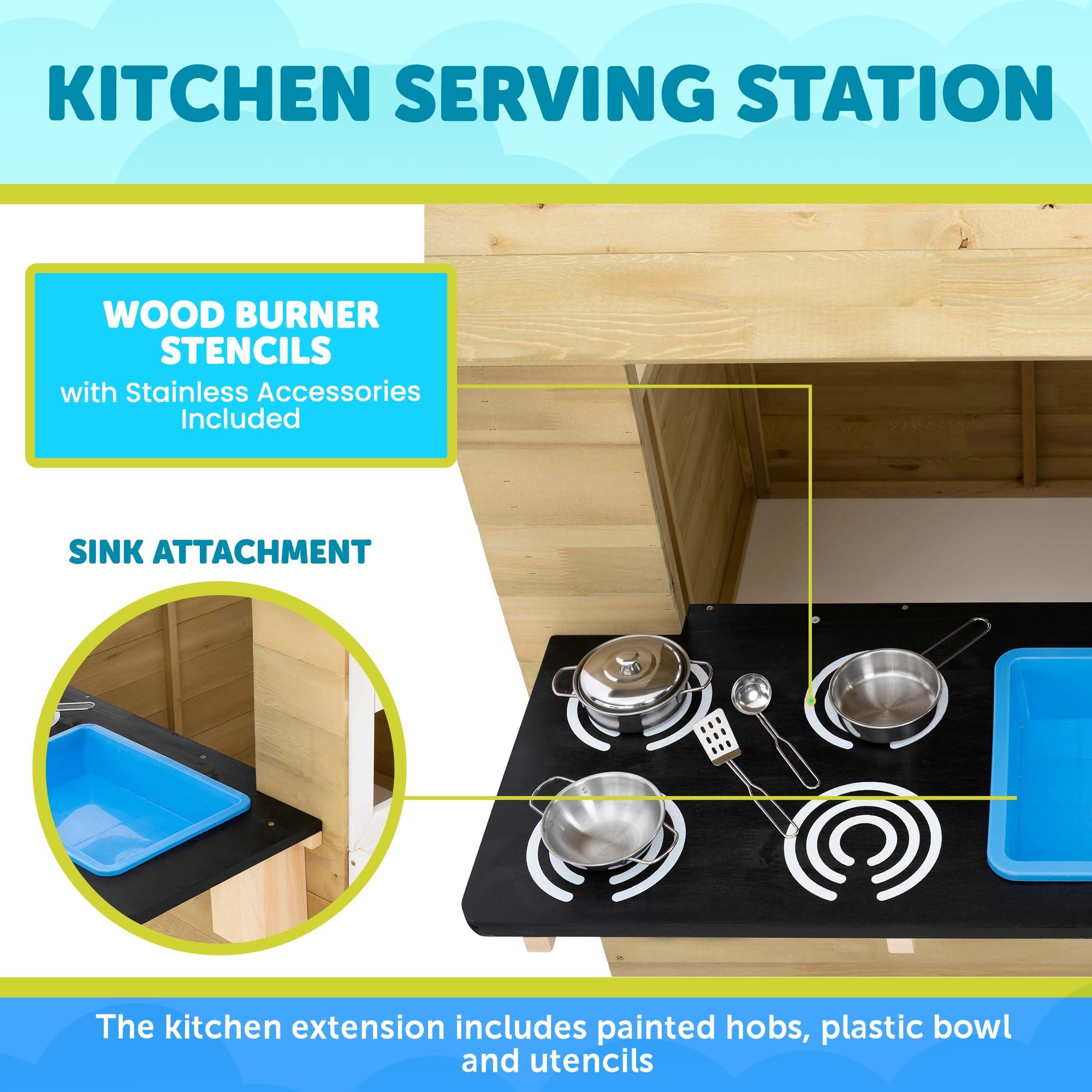 TP TP Toys Large Bakewell Wood Playhouse