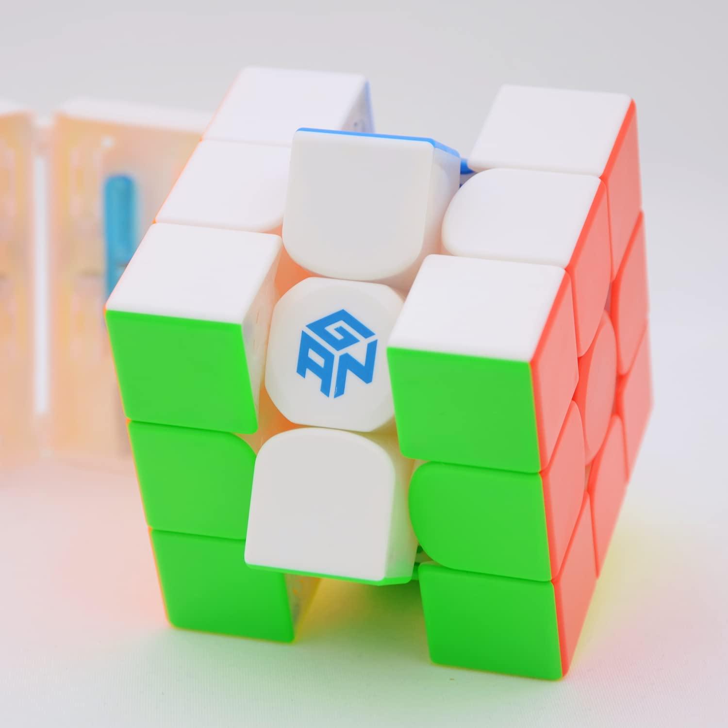 Bukefuno Bukefuno GAN 11 M Pro 3x3 Magnetic Speed Magic Cube stickerless GAN11M Pro 3x3x3 Puzzle Magic Cube(GAN11 M Pro Primary Color Kernel Version)