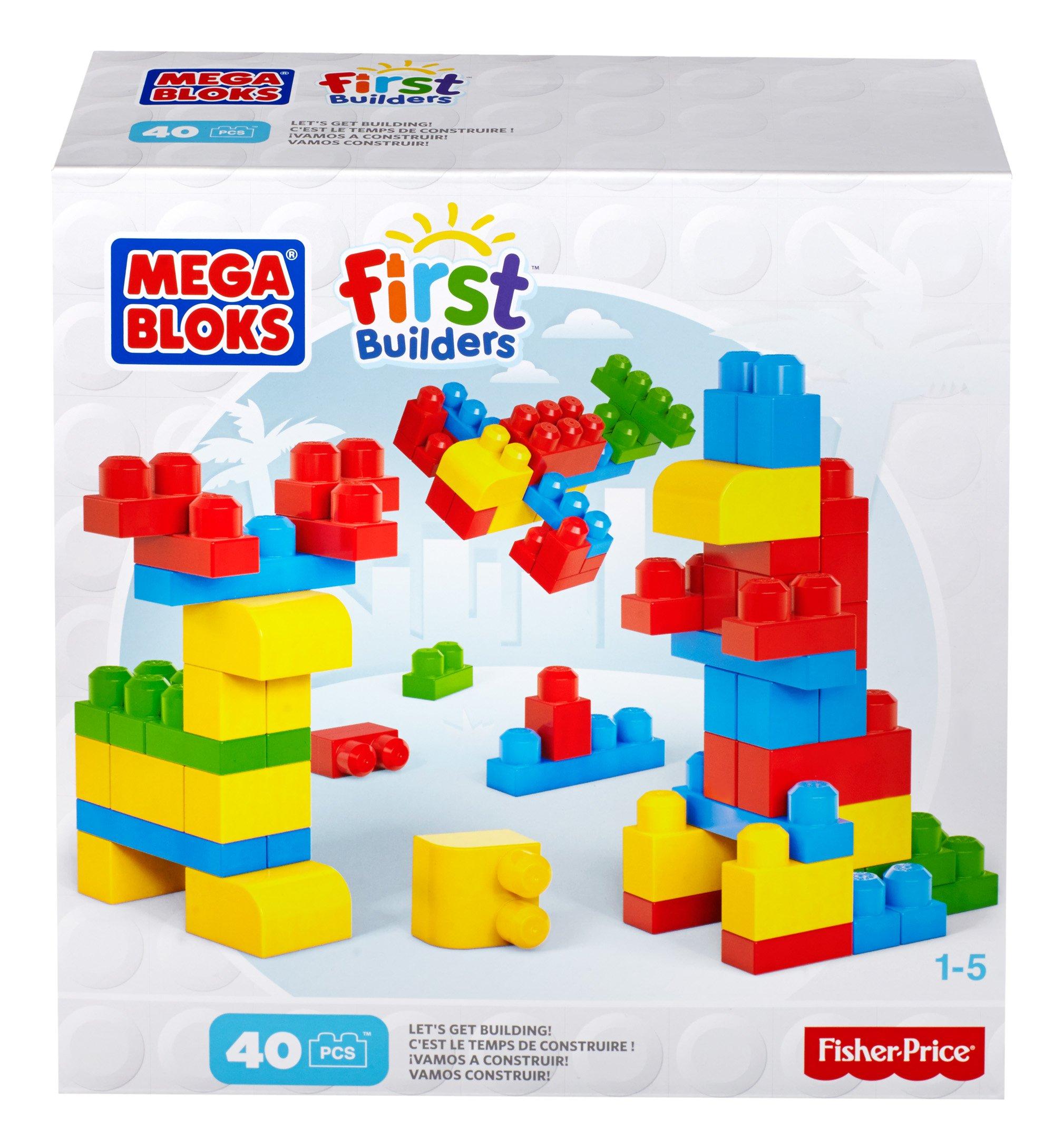 Mega Mega Bloks Let's Start Building 40 pieces