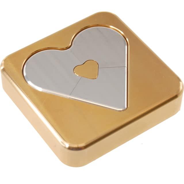 JP GAMES LTD Heart in Heart Puzzle - Luxury Collectible Metal Puzzle by Wil Strijbos, Streetwise Puzzles
