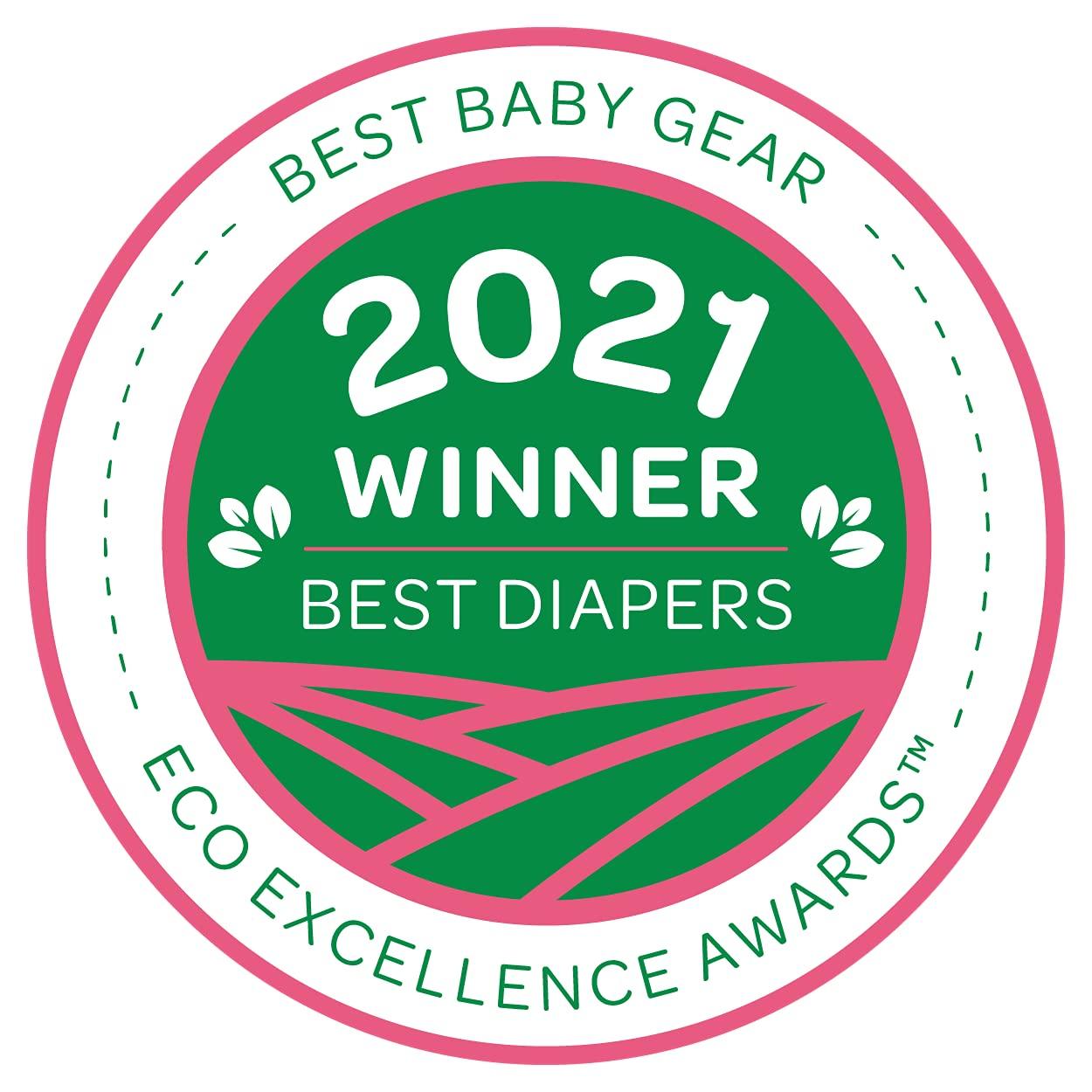 Bambo Nature Bambo Nature Hypoallergenic Baby Diapers, Eco-Labelled Sustainable Diapers, Enhanced Leakage Protection, Totally Chlorine-free, Skin Friendly, and Super Absorbent - Size 2 (32 Count)