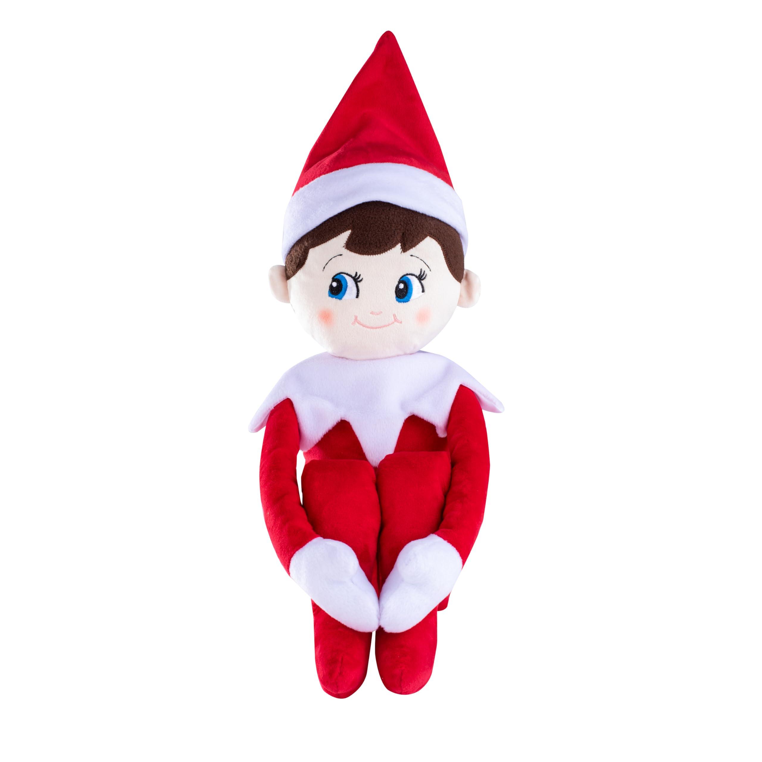 The Elf on the Shelf The Elf on the Shelf Plushee Pals 27 in Huggable Blue Eyed boy,Stuffed Plush Toy
