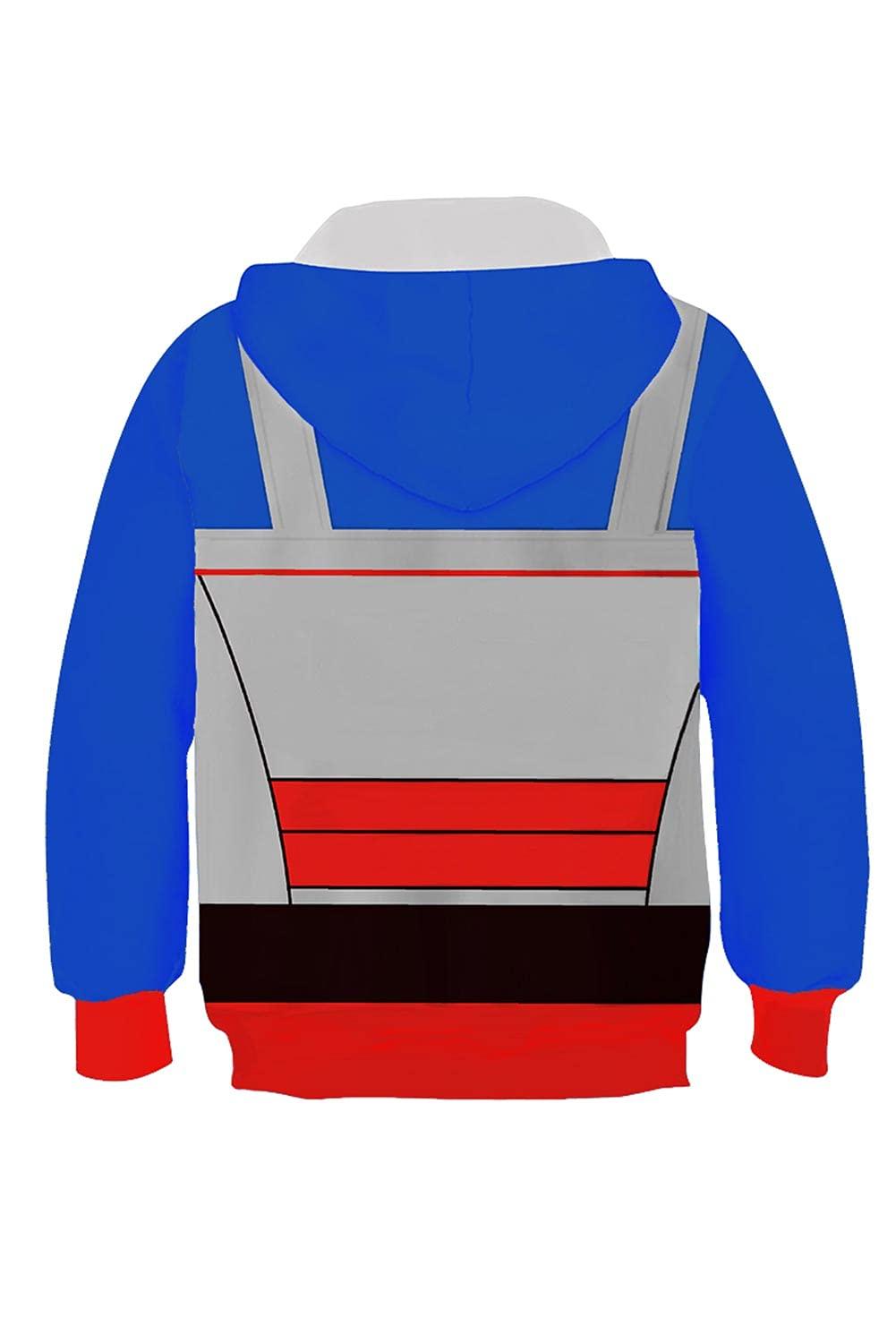 Pexlaxy Pexlaxy Boys Kid Danger Hoodie Sweatshirt Halloween Cosplay Costume Coat for Child,Small