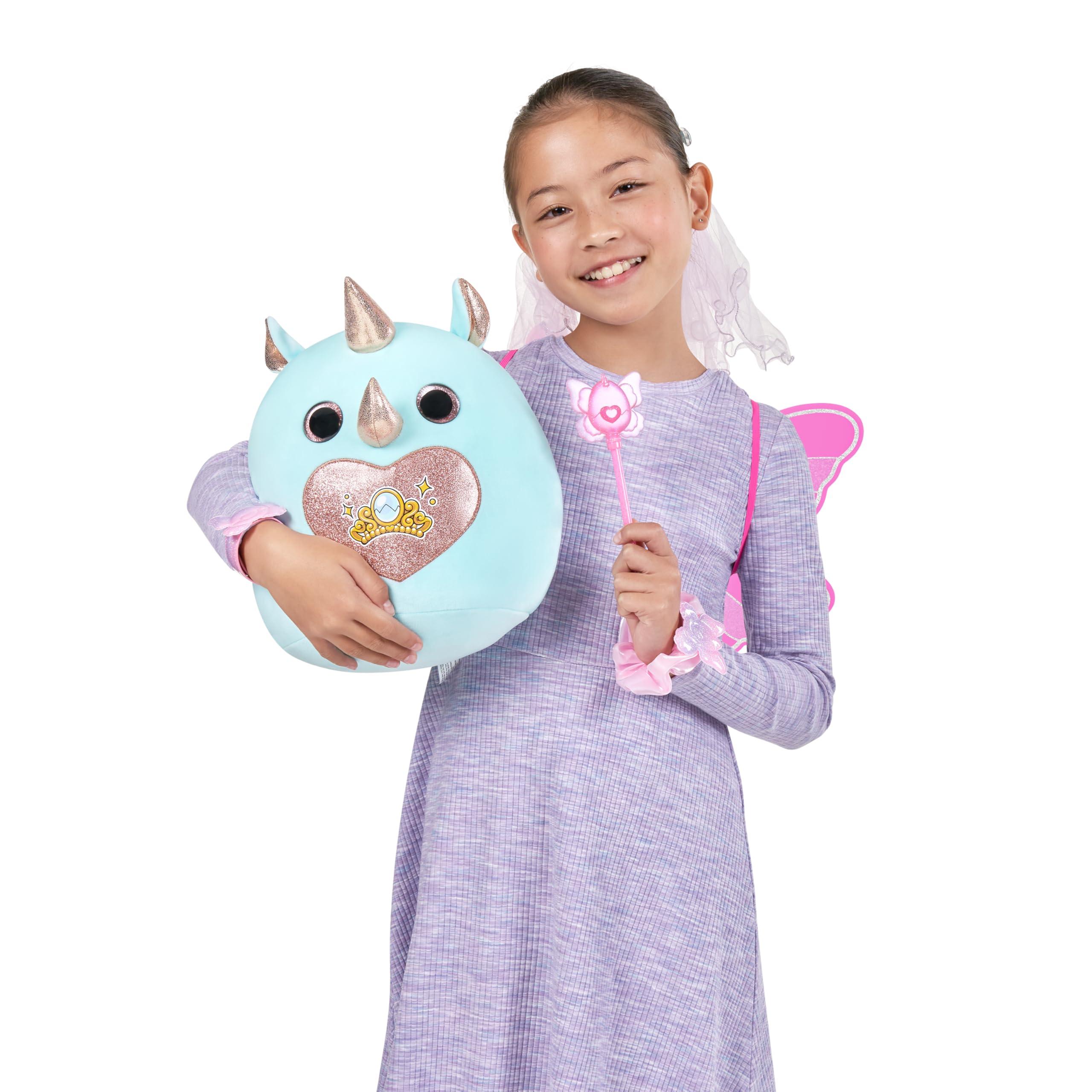 Rainbocorns Eggzania Fairy Mania (Elephant) by ZURU, Plush Toy, Collectible Plush, Surprise Eggs, Wearable Accessories, Slime, Toys for Girls