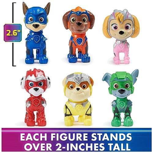 Paw Patrol Paw Patrol: The Mighty Movie, Toy Figures Gift Pack, with 6 Collectible Action Figures, Kids Toys for Boys and Girls Ages 3 and up