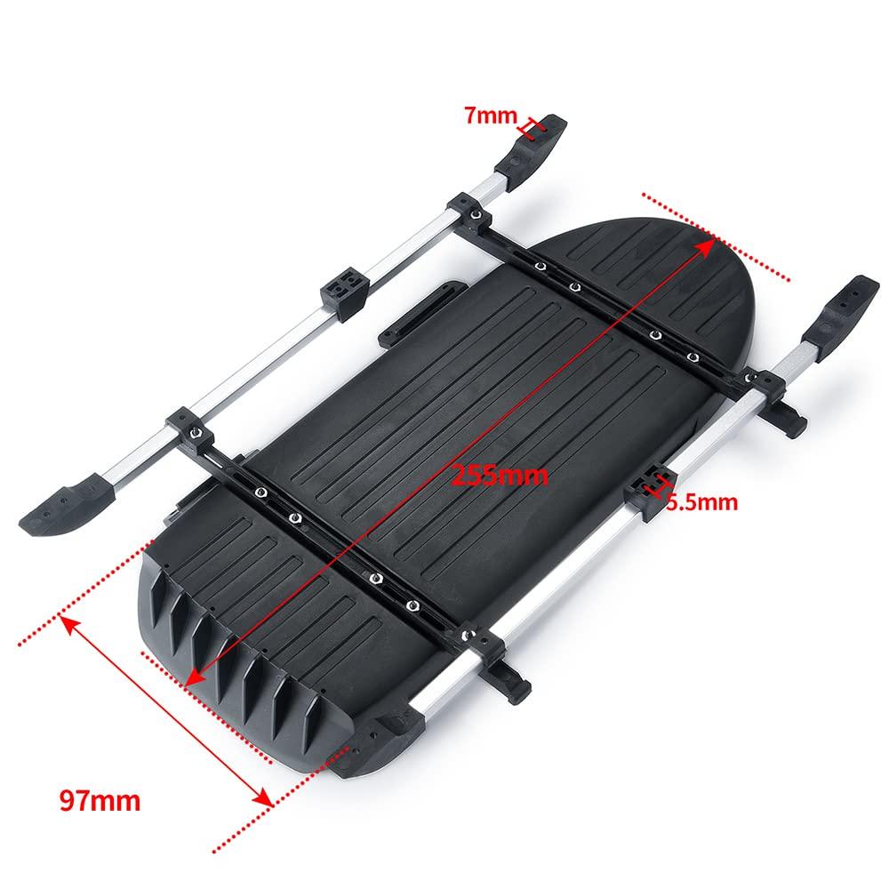 RC-Hub RC-Hub Plastic Roof Trunk Luggage Rack Box for 1/10 TRX-4 TRX-6 RC Crawler Car (Black)