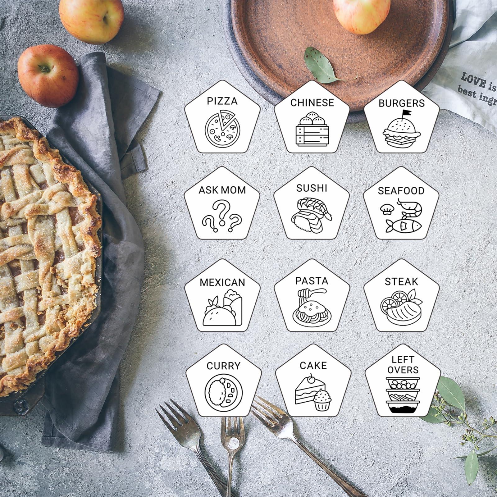 AMBREGRISSUN Anniversary Valentines Birthday Date Night Gifts for Wife Husband Men Women Stocking Stuffers for Adults Men Women Adult Gag Gifts Christmas Wood Food Dice Gifts for Him Her Boyfriend Girlfriend